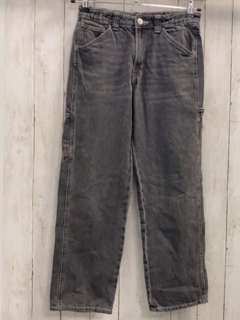 H&M  Hose  Gr. 158  grau Jeans Bund verstellbar 