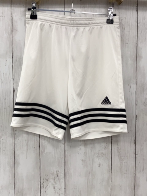Adidas  Sportshorts  Gr. 152  weiß schwarze Streifen 