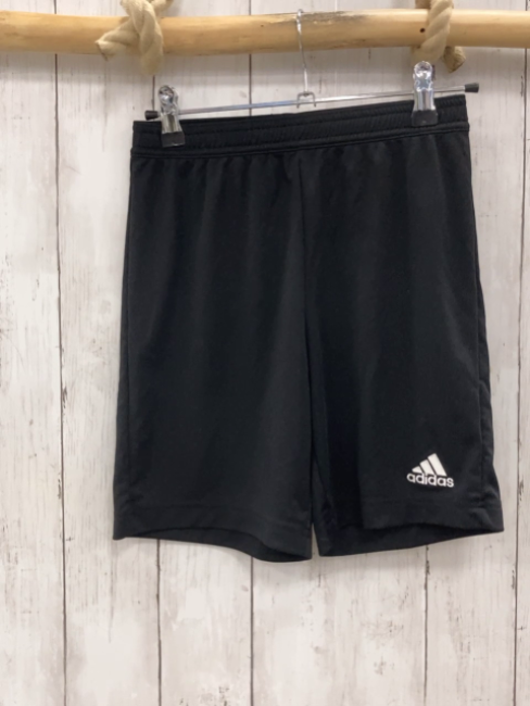 Adidas  Sportshorts  Gr. 152  schwarz weiße Schrift + weißes Label 