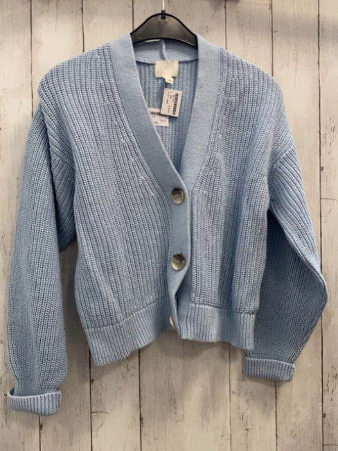 H&M Strickjacke Gr. S hellblau