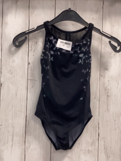   Sportanzug  Gr. 116  schwarz Schmetterlinge 