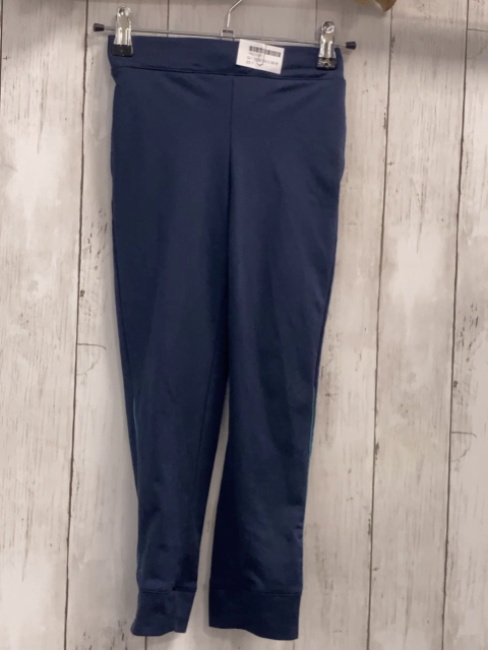   Sportleggings  Gr. 122/128  blau petrol Seitenstreifen 