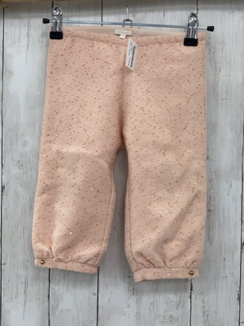 Chloé  Hose  Gr. 86  rosa goldene Glitzerpunkte 