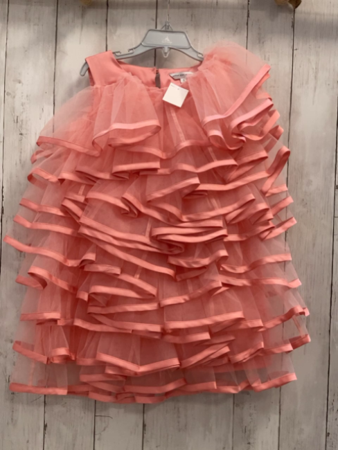 neu Little Marc Jacobs  Kleid  Gr. 116  lachs Tüllrüschen 