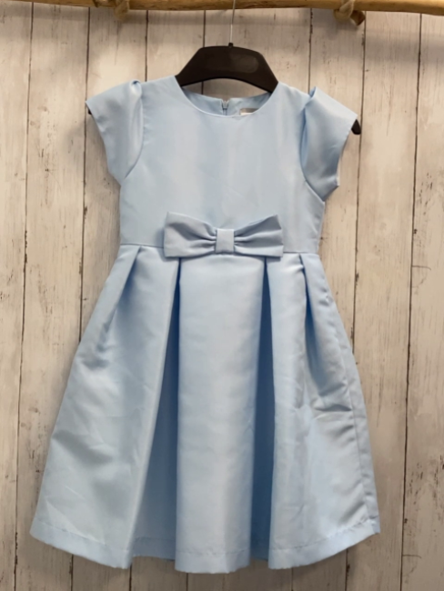 Mama Luma  Kleid  Gr. 128  hellblau große Schleife 