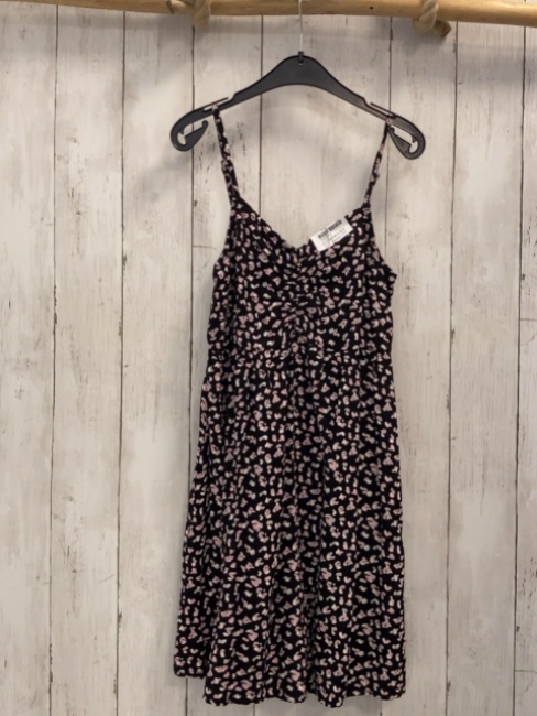 Madden Girl  Kleid  Gr. 134/140  schwarz hellgrau grau altrosa Druck 