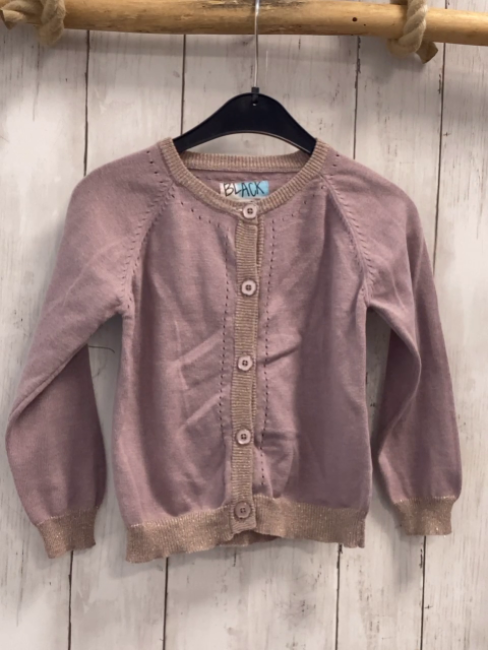 Phister & Philina  Strickjacke  Gr. 104  lavendel goldener Glitzerbund 