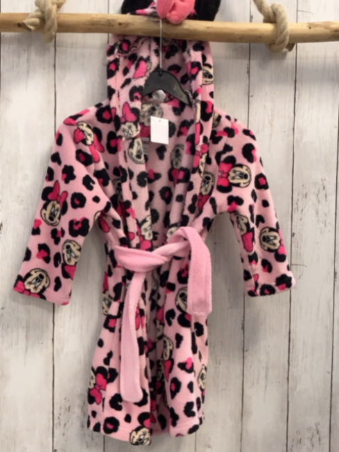 Minnie Mouse Bademantel Gr. 98  rosa Minnie Mouse