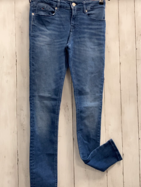 Tommy Hilfiger  Hose  Gr. 176  blau Jeans Bund verstellbar 