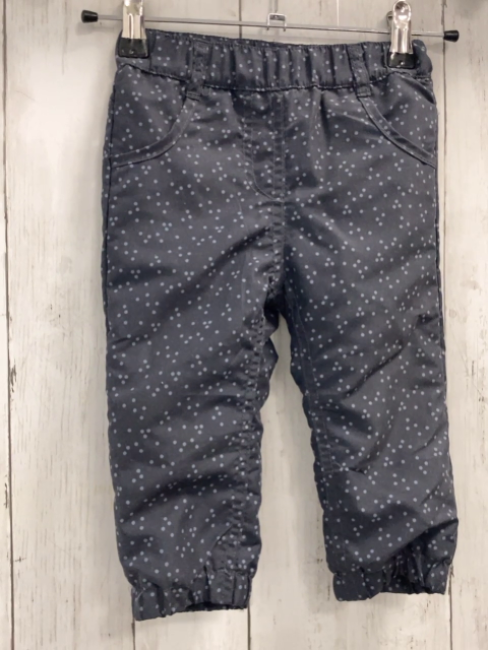   Hose  Gr. 80  grau gefüttert hellgraue Punkte 