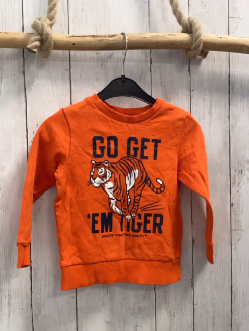   Pullover  Gr. 92  orange Tiger 