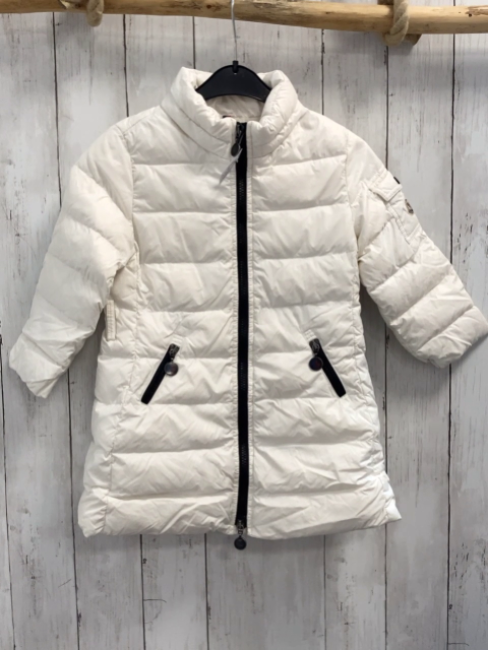 Moncler Jacke  Gr. 98  weiß ohne Gürtel