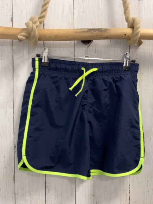 H&M  Sportshorts  Gr. 134/140  blau hellgrüner Bund 