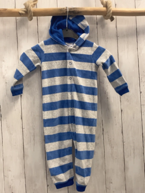   Overall Gr. 80  blau hellgraue Streifen Nicky 