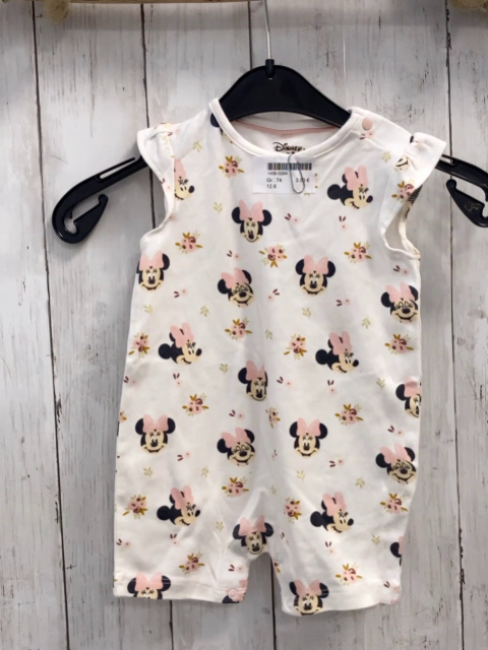   Playsuit  Gr. 74  weiß Minnie Mouse 