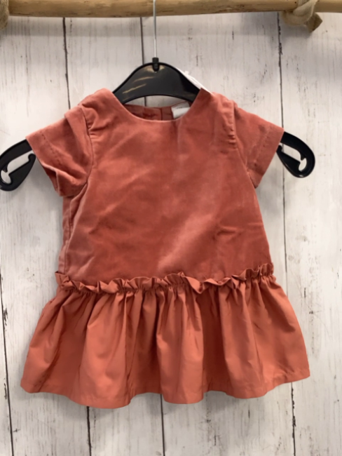 H&M  Kleid  Gr. 62  lachs Nicky 