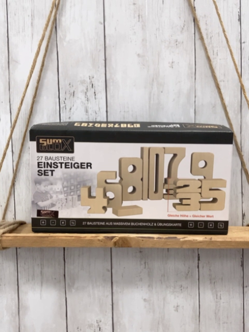 Sumblox Holzspielzeug Gr. 27  Einsteiger Bausteine Zahlen