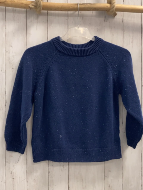 zara Pullover Gr. 152  blau meliert Strick