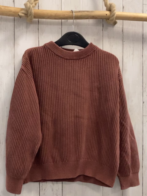 zara Pullover Gr. 152  rost gerippt