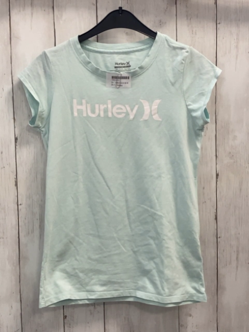 Hurley  T-Shirt  Gr. 146/152  mint weiße Schrift 