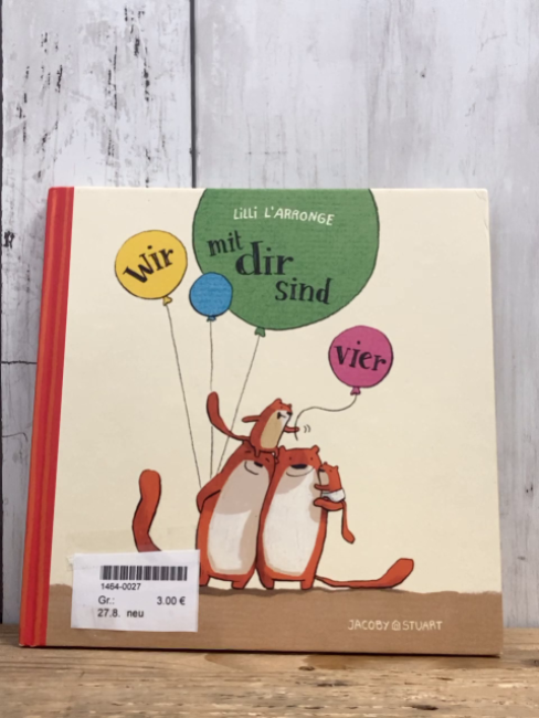 neu  Buch Mit dir sind wir vier 
