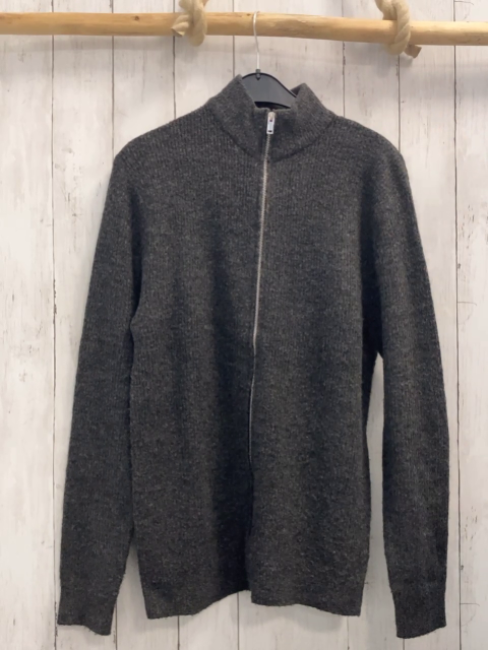 Smog  Strickjacke Gr. M grau Ripen 