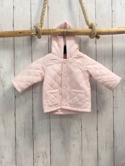 Benetton Jacke  Gr. 62  rosas Kapuze 