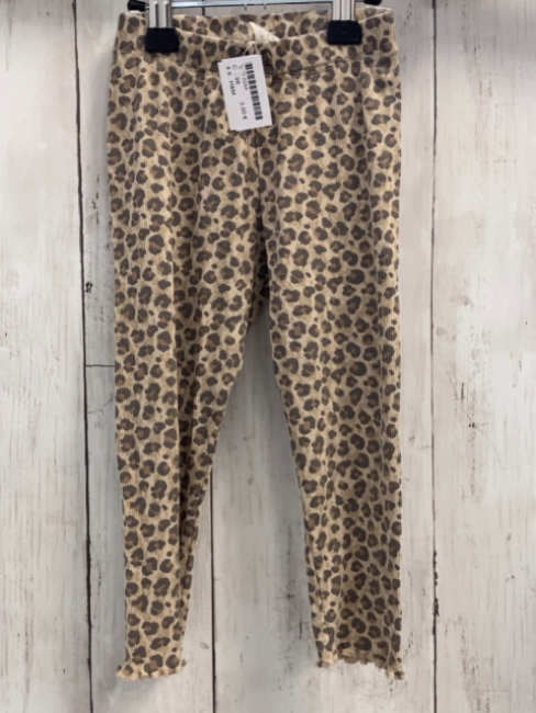 H&M  Leggings  Gr. 98  beige braun dunkelbraun gemustert 