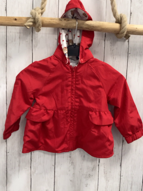 Mayoral  Jacke  Gr. 86  rot weißes Futter mit Bären 