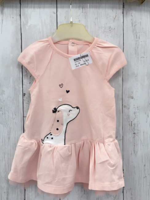 Mayoral  Kleid  Gr. 74  rosa Dalmatiner Herzen 