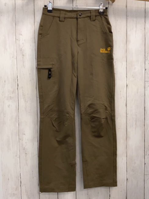 Jack Wolfskin Funktionshose Gr. 140  oliv Bund verstellbar