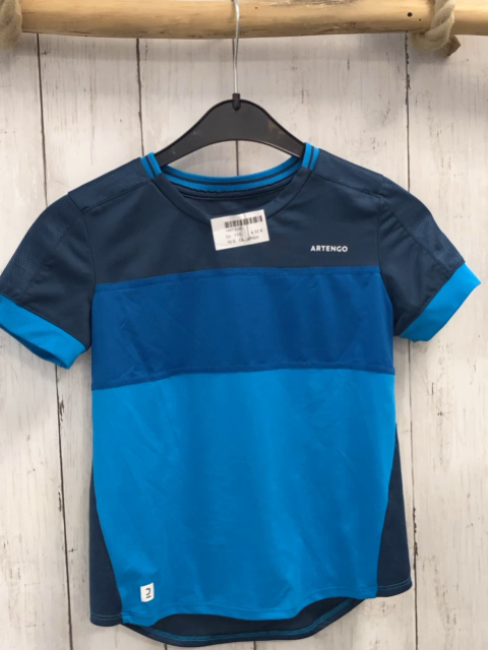 Decathlon Sportshirt Gr. 110  blau hellblau dunkelblau