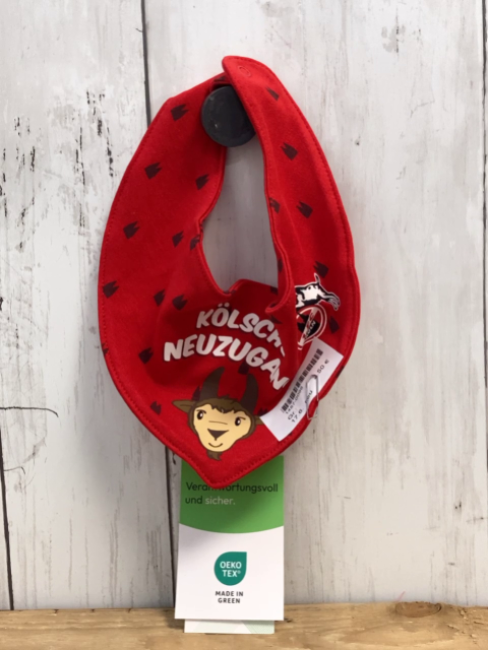neu  Lätzchen rot 1 FC Köln