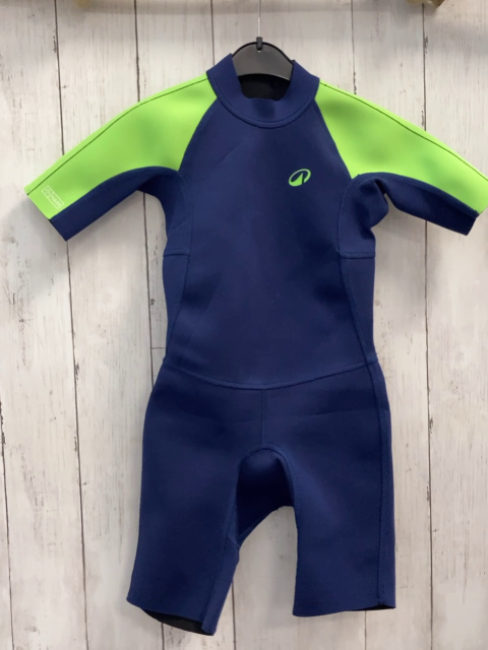 Decathlon Neoprenanzug Gr. 128  blau grün