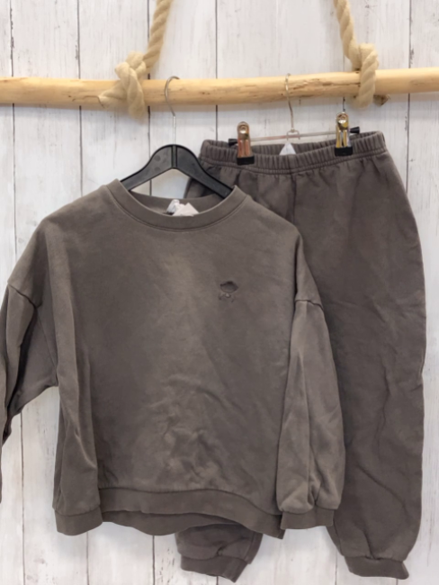 2tlg Schaatzi Pullover + Jogginghose Gr. 104  grau
