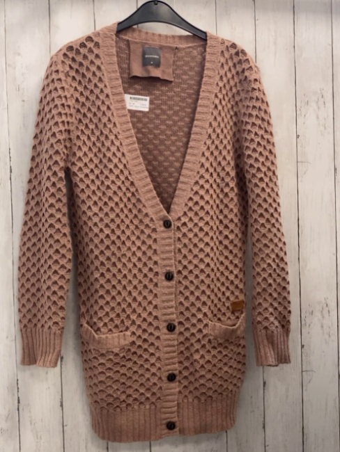 Gsus Industries Strickjacke Gr. M altrosa Lochmuster