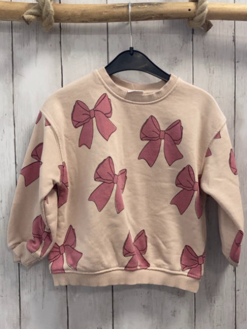 Zara  Pullover  Gr. 104  rosa altrosa Schleifen 