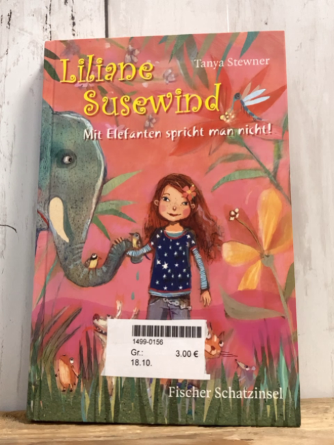   Buch Liliane Susewind Mit Elefanten spircht man nicht 