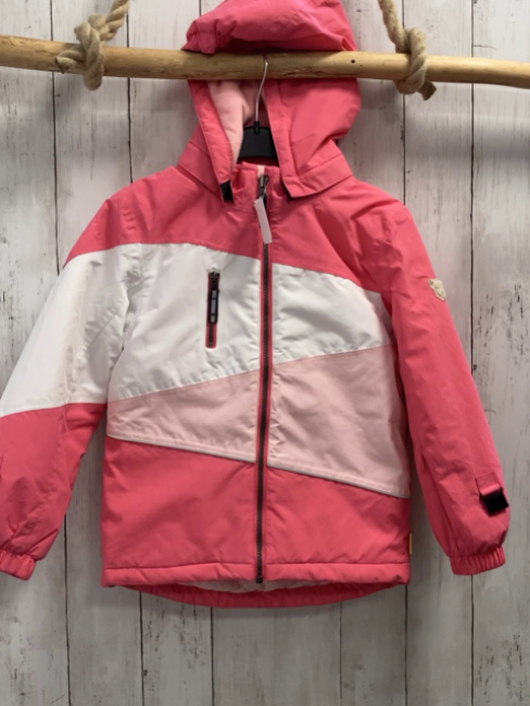 Steiff  Winterjacke  Gr. 116  pink rosa weiß 