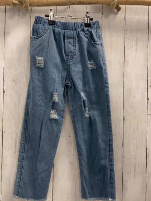  Jeggings  Gr. 116  blau Jeans Gummizugbund 