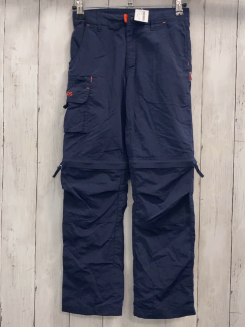 Trollkids  Funktionshose  Gr. 140  blau orange Applikationen Beine abtrennbar