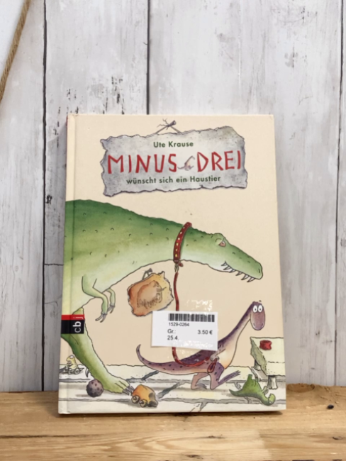   Buch Minus Drei wünscht sicht ein Haustier