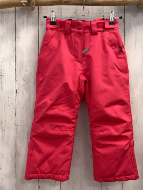 Schneehose Gr. 98  himbeerton schwarze Träger
