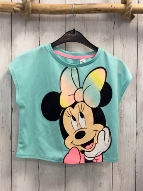 H&M Sportshirt Gr. 110  türkis Minnie Mouse