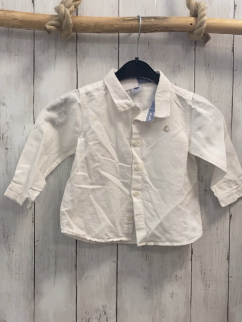 Petit Bateau  Hemd  Gr. 86  weiß 