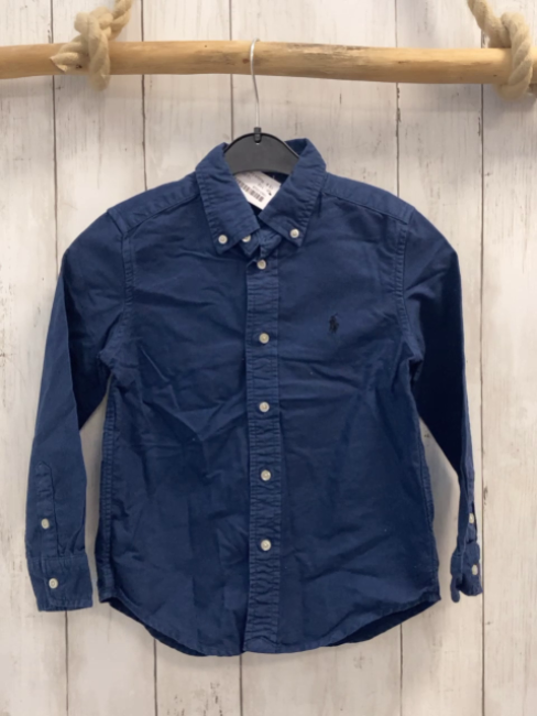 Ralph Lauren Hemd Gr. 110  blau