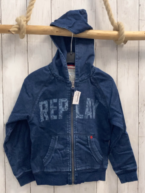Replay Sweatjacke Gr. 116  blau 