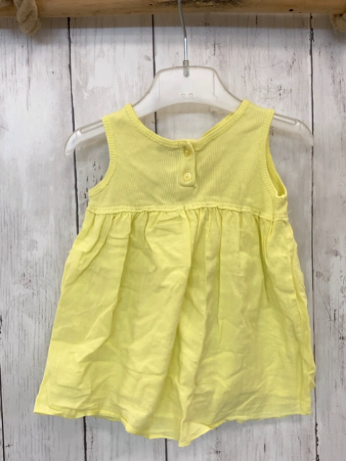 Zara  Kleid  Gr. 68  gelb geriptes Oberteil 