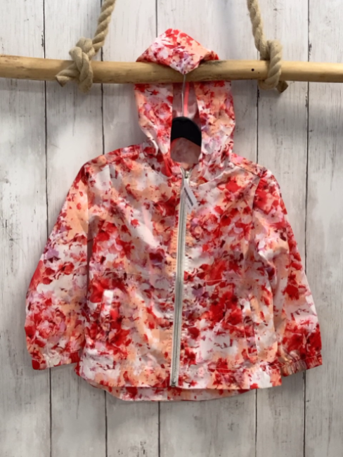 Zara  Jacke  Gr. 104  weiß rot orange flieder Blumen 