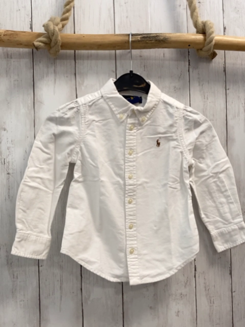 Ralph Lauren  Hemd  Gr. 98  weiß 